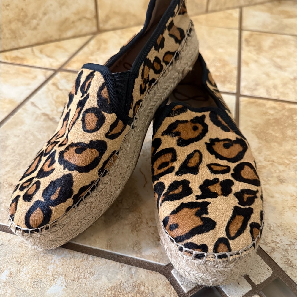 Sam Edelman Animal Print Espadrilles